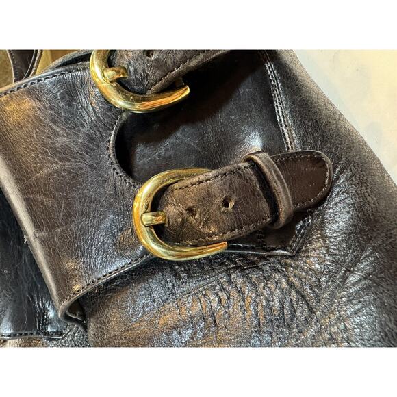 Size 11 Mezlan Portofino Monk Strap Black Leather Shoes main image 4